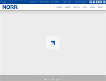 Tablet Screenshot of norr.com